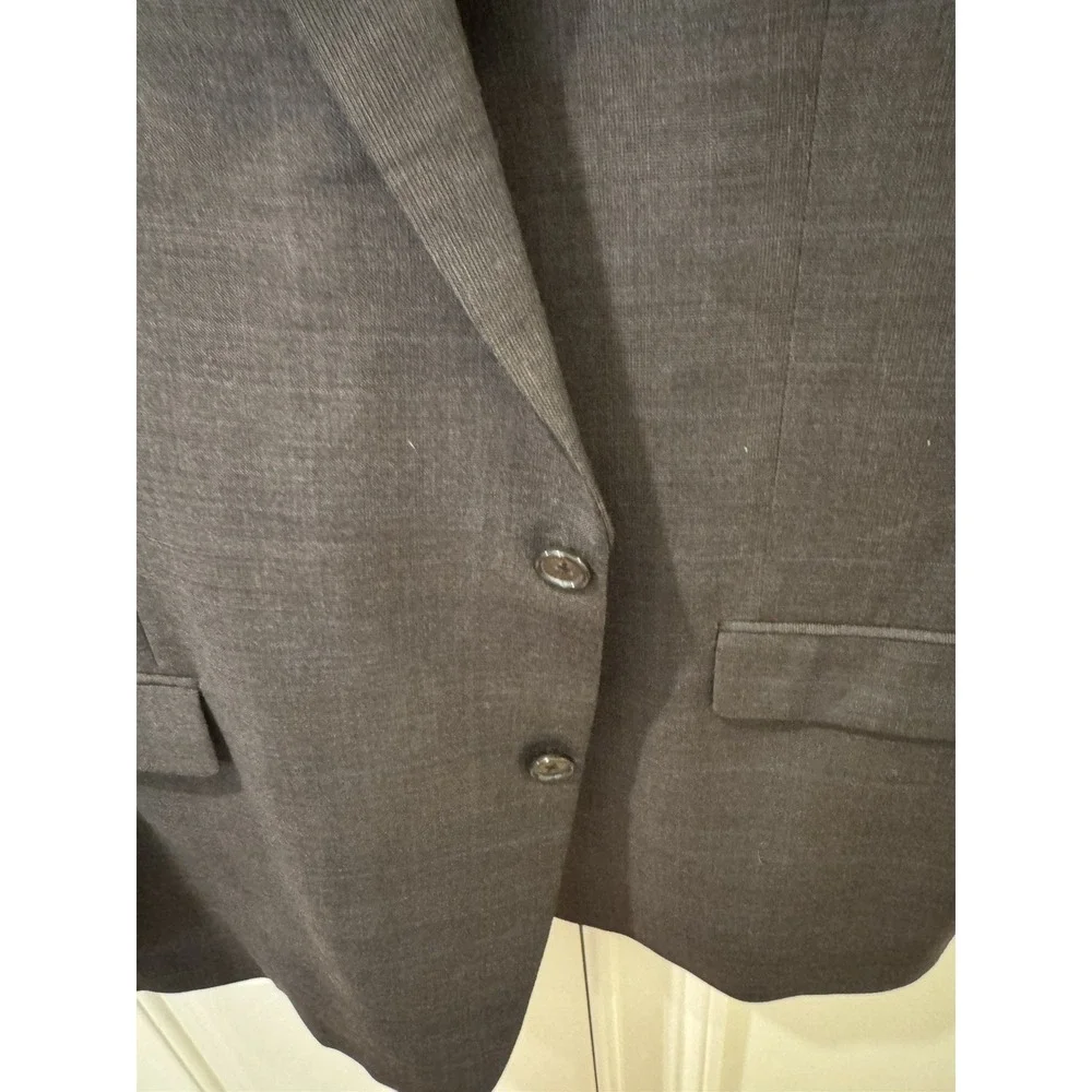 Ralph Lauren‎ Mens 50L Chocolate Brown 100% Wool Blazer Sport Coat Long